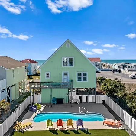 Pool Haven Ocean View Villa Oak Island Exterior photo